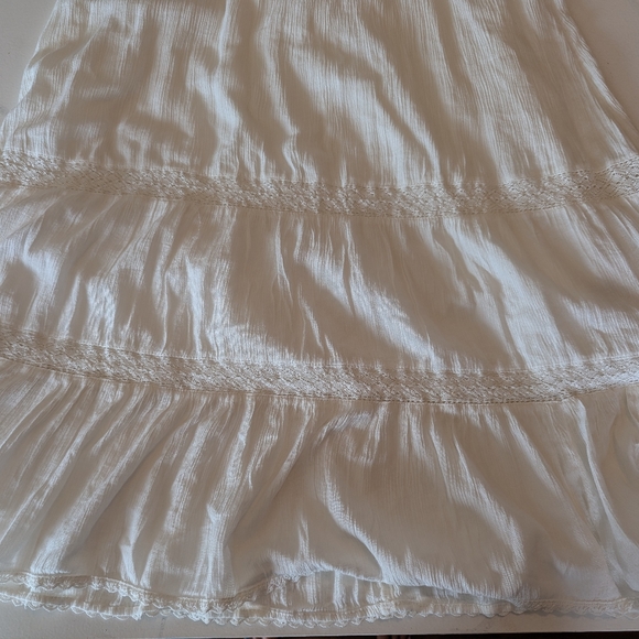 Aerie White Flowy And Lacy Dress, Size Large - Picture 8 of 14